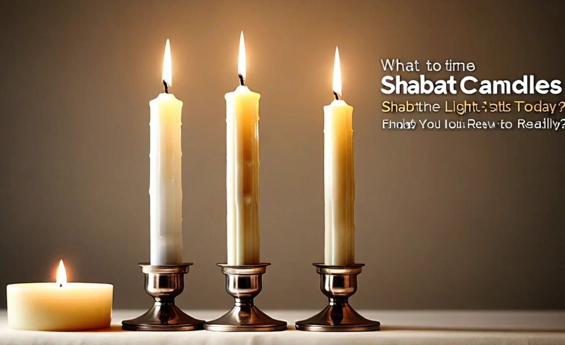 What Time To Light Shabbat Candles Today: Find Out Now!