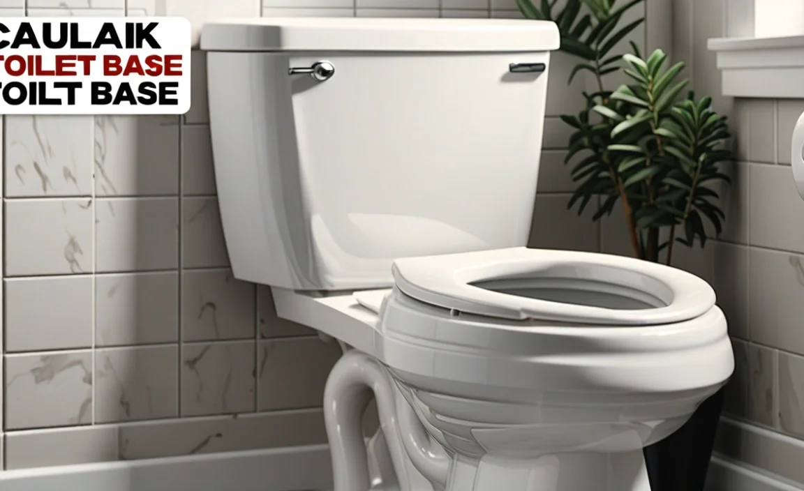 What Type Of Caulk For Toilet Base? Expert Guide Inside!