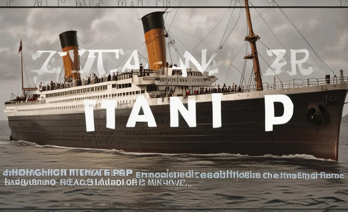 What Year Did The Titanic Sink? Discover The Answer!