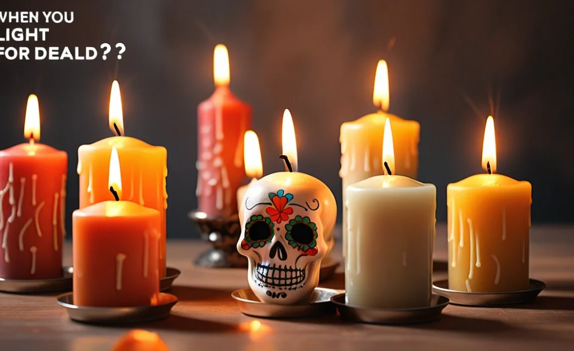When Do You Light Candles For Day Of The Dead?