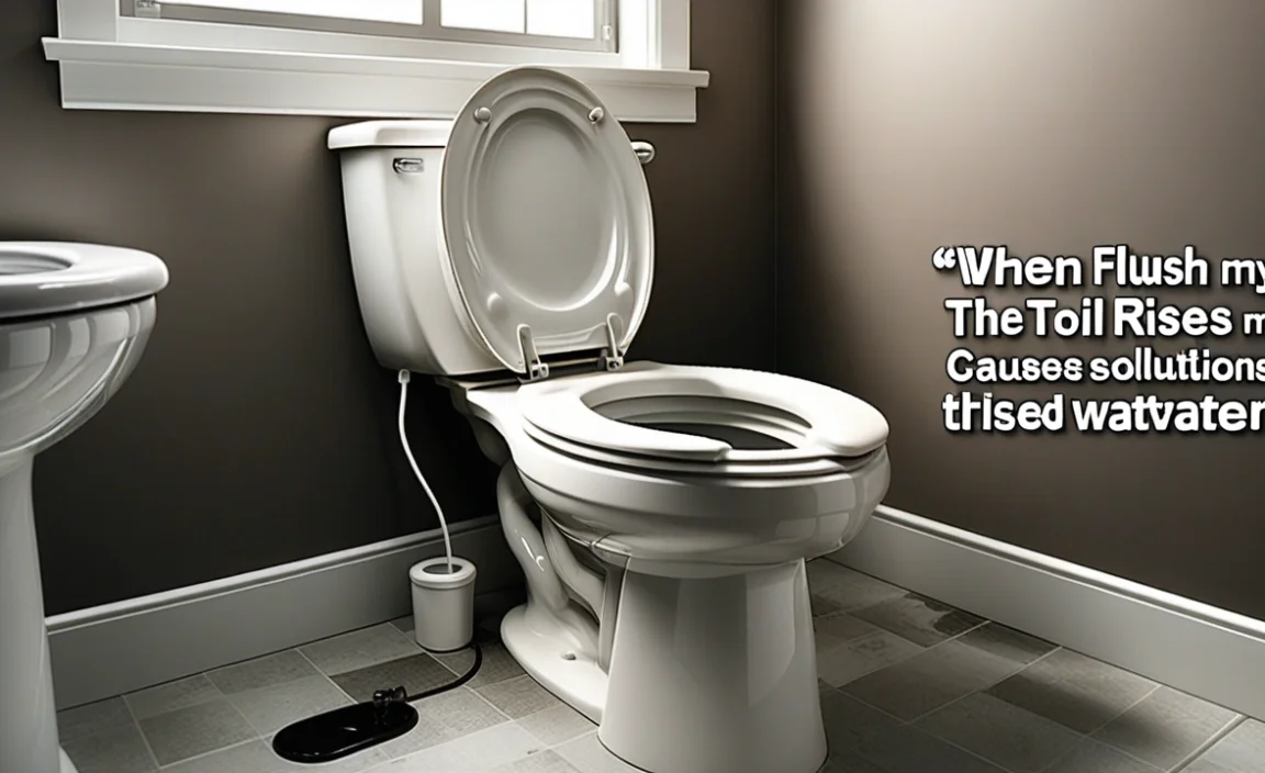 When I Flush My Toilet, The Water Rises: Causes & Solutions