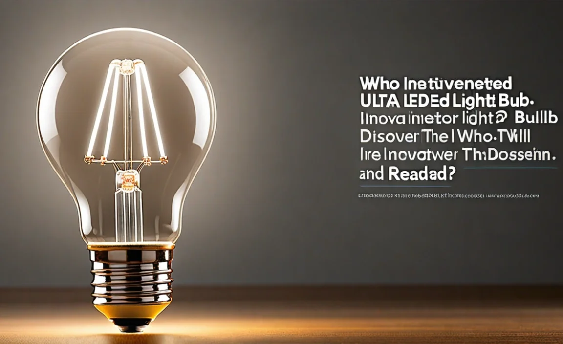 Who Invented The Led Light Bulb? Discover The Innovator!