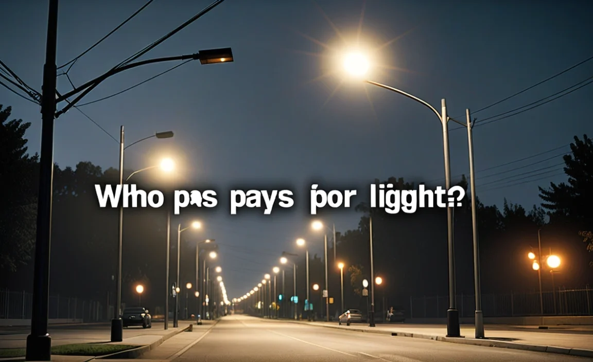 Who Pays For Street Lights? Uncover The Truth!