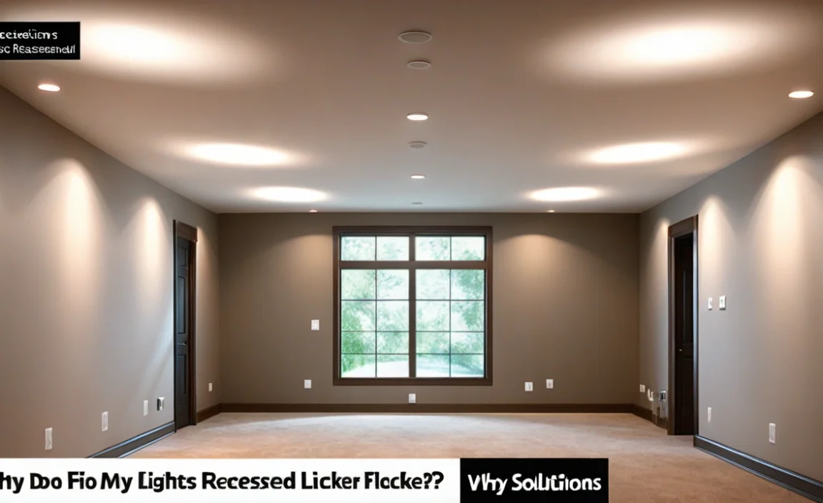 Why Do My Recessed Lights Flicker? Find Solutions Here!