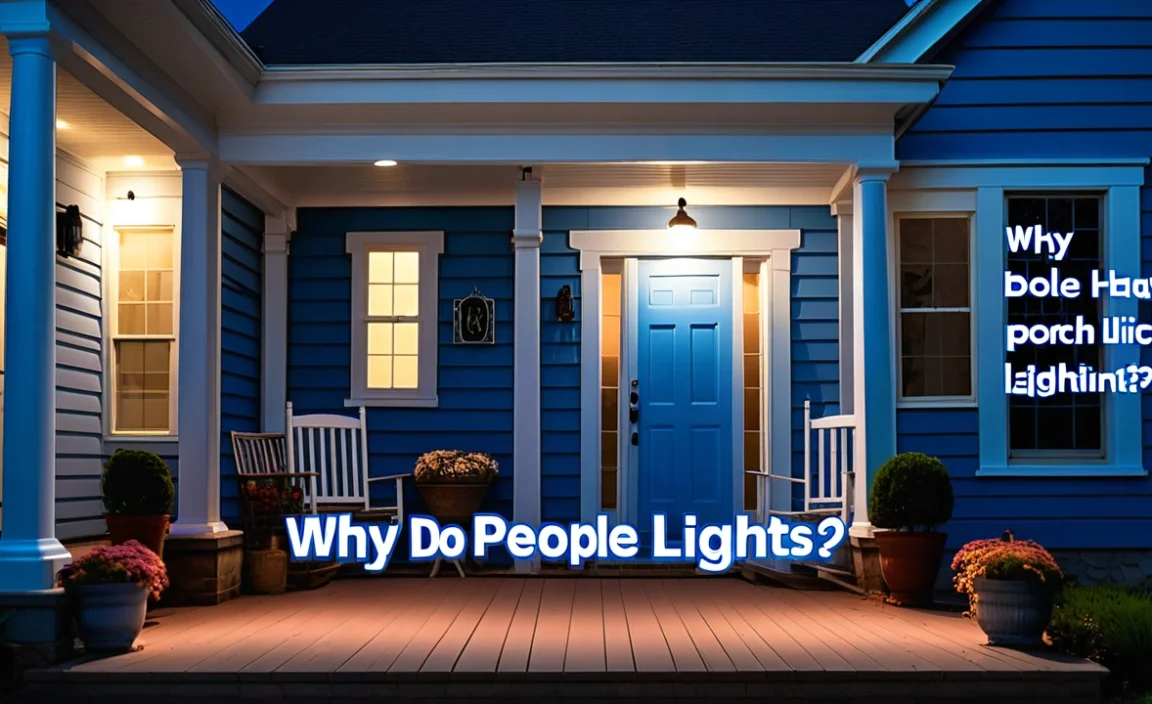 Why Do People Have Blue Porch Lights? Discover The Meaning!