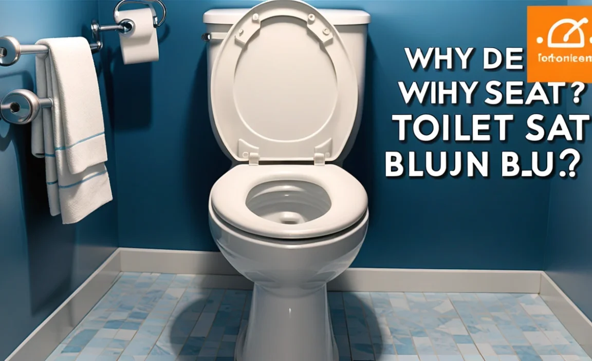 Why Does My Toilet Seat Turn Blue? Find Out Now!