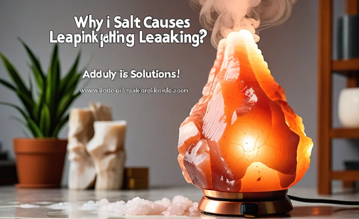 Why Is My Salt Lamp Leaking? Causes & Solutions Explained