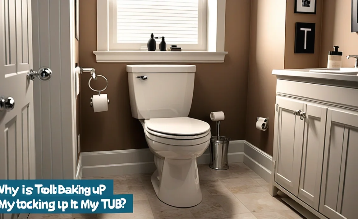 Why Is My Toilet Backing Up Into My Tub? Find Solutions!