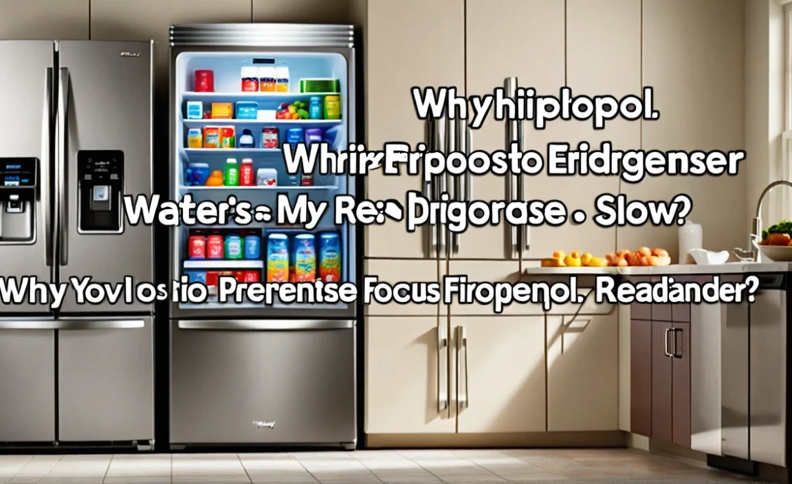 Why Is My Whirlpool Refrigerator Water Dispenser So Slow?