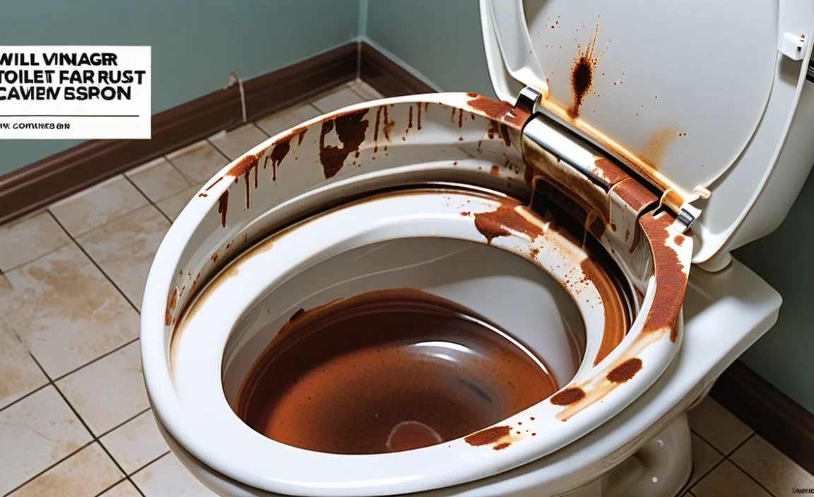 Will Vinegar Remove Rust From Toilet Bowl? Here’S How!