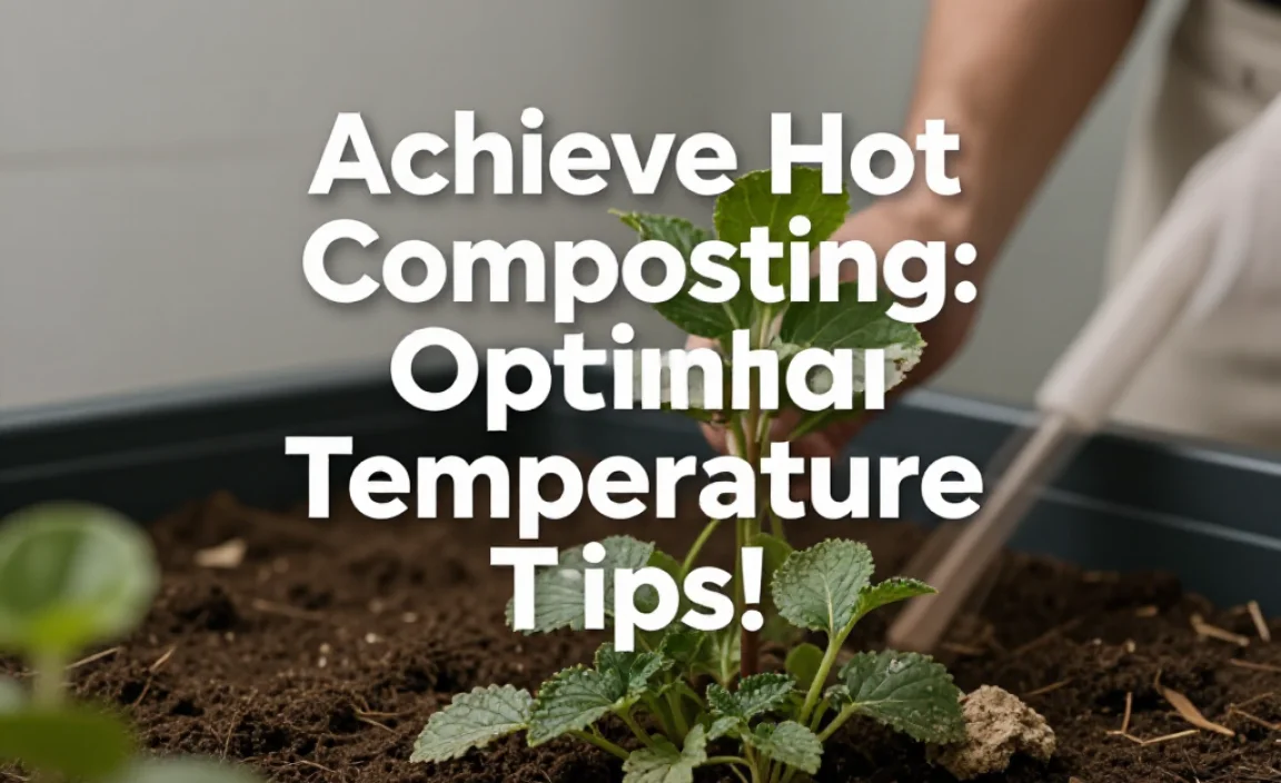 Achieve Hot Composting: Optimal Temperature Tips!