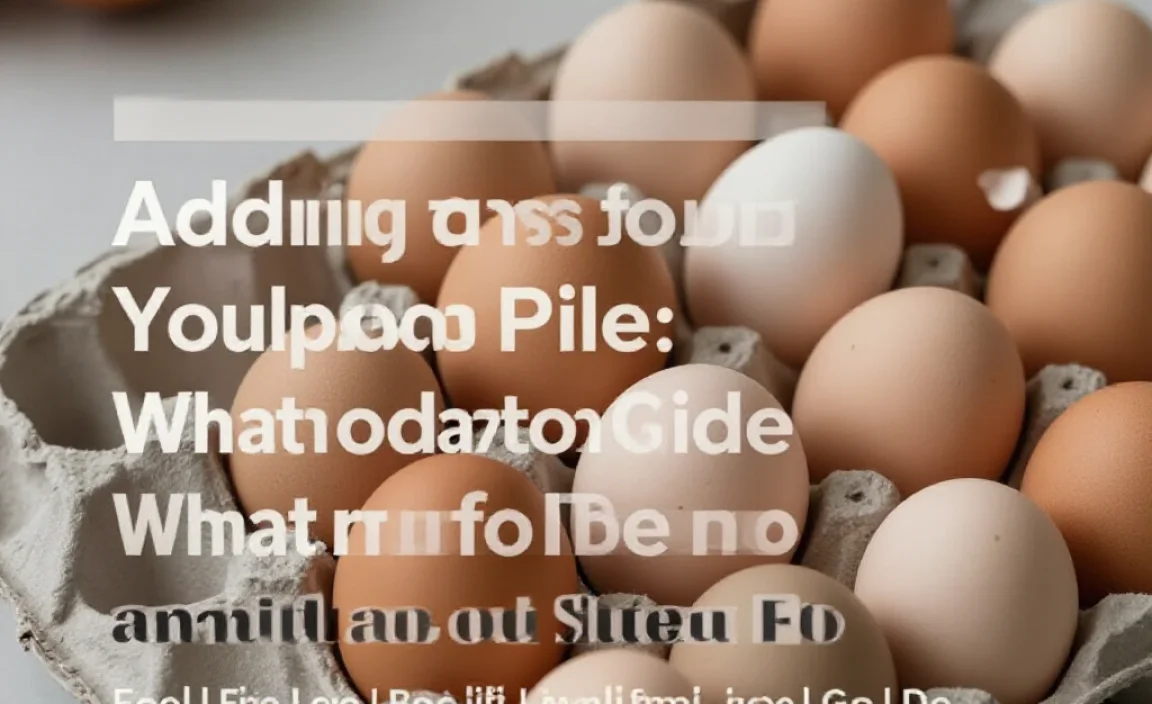 Adding Eggshells to Your Compost Pile: What to Do and What Not to Do