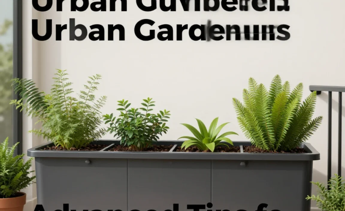 Advanced Tips for Urban Gardeners