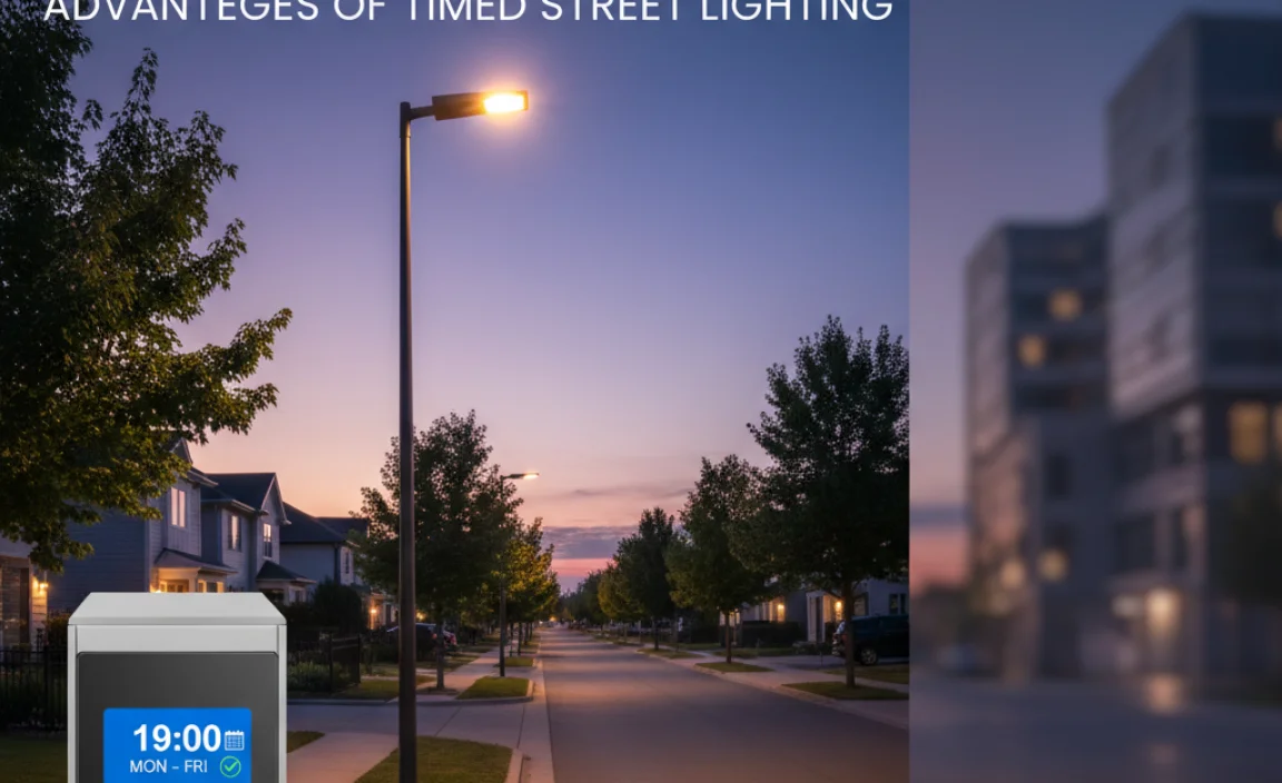 Advantages of Timed Street Lighting