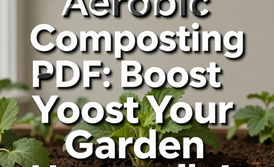 Aerobic Composting PDF: Boost Your Garden Naturally!