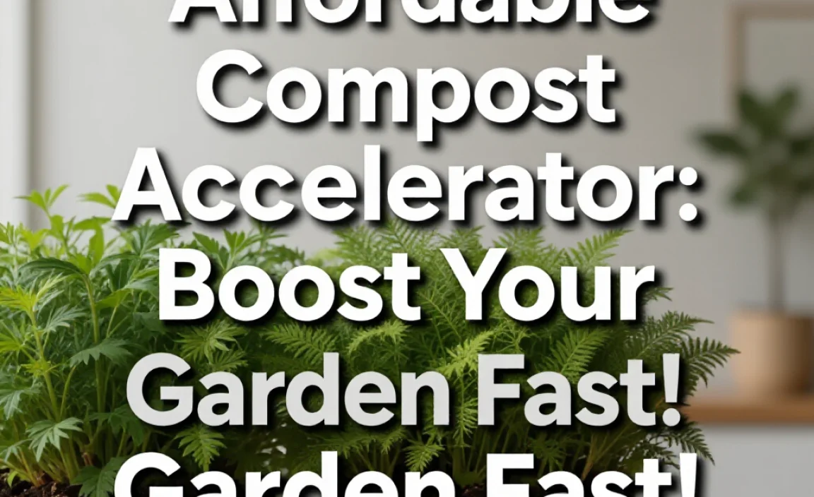 Affordable Compost Accelerator: Boost Your Garden Fast!