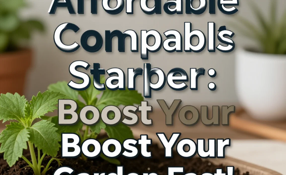 Affordable Compost Starter: Boost Your Garden Fast!