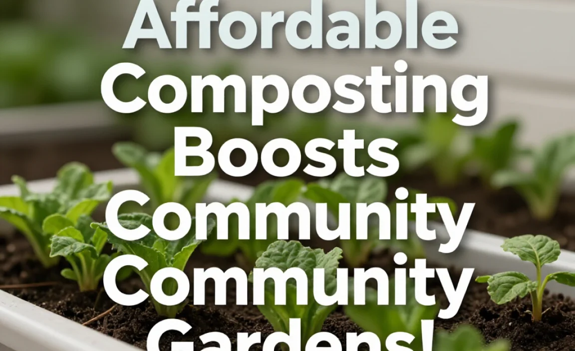 Affordable Composting Boosts Community Gardens!