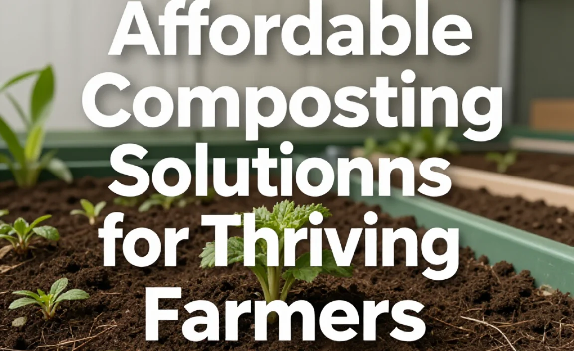 Affordable Composting Solutions for Thriving Farmers