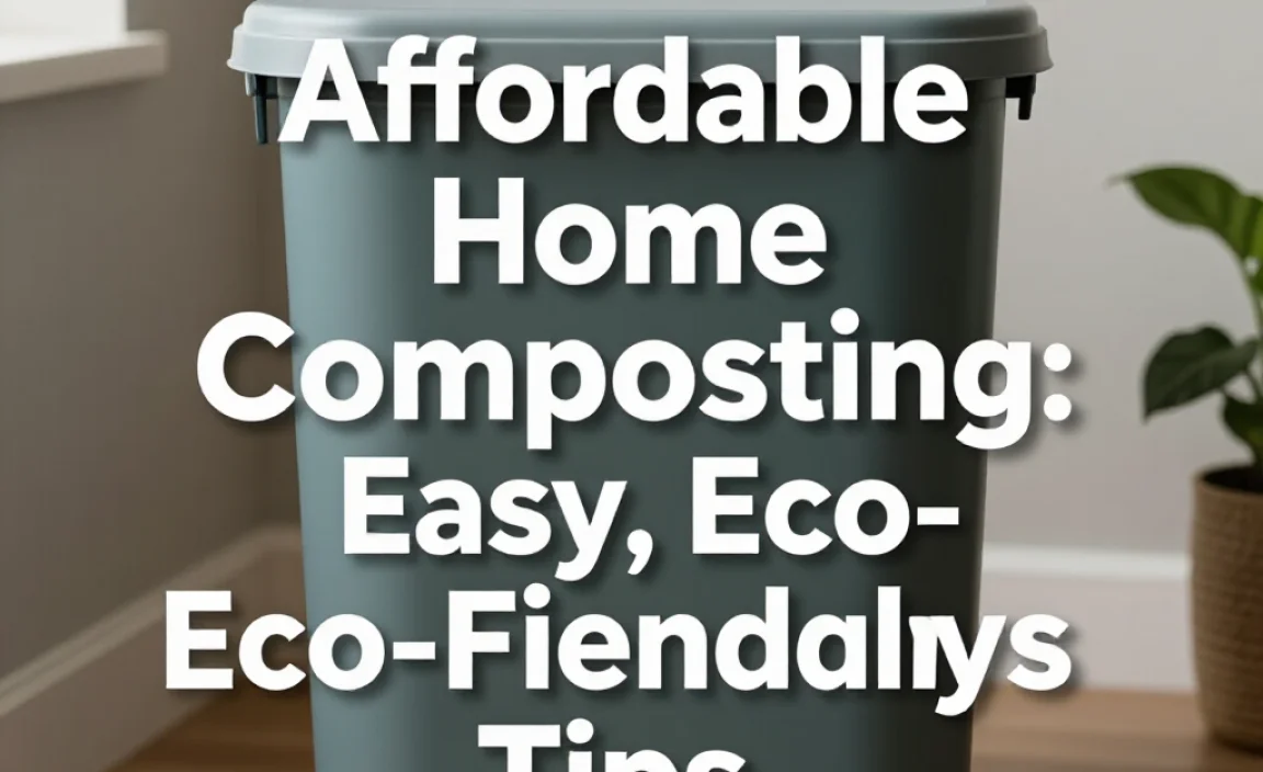 Affordable Home Composting: Easy, Eco-Friendly Tips