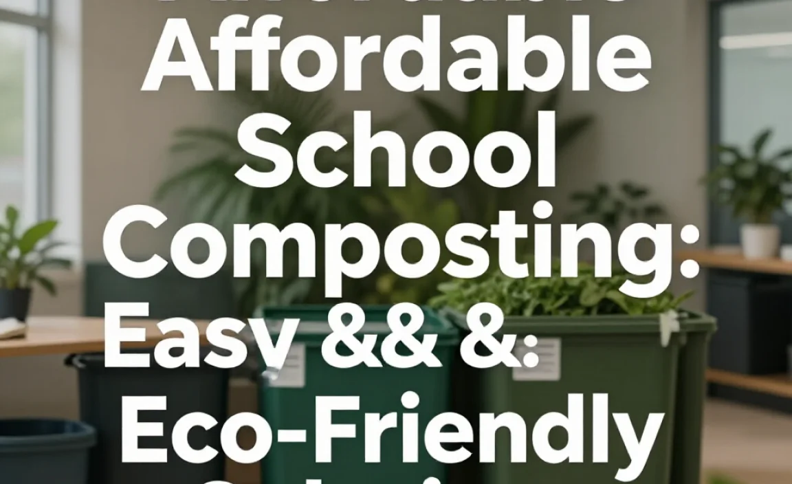 Affordable School Composting: Easy & Eco-Friendly Solutions