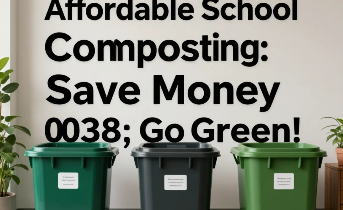 Affordable School Composting: Save Money & Go Green!