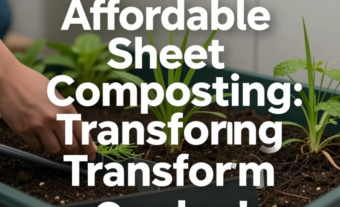 Affordable Sheet Composting: Transform Your Garden!