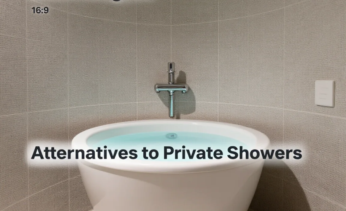 Alternatives to Private Showers