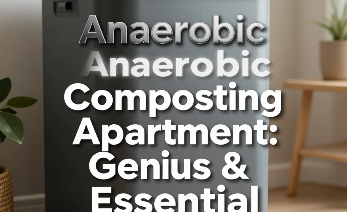 Anaerobic Composting Apartment: Genius & Essential