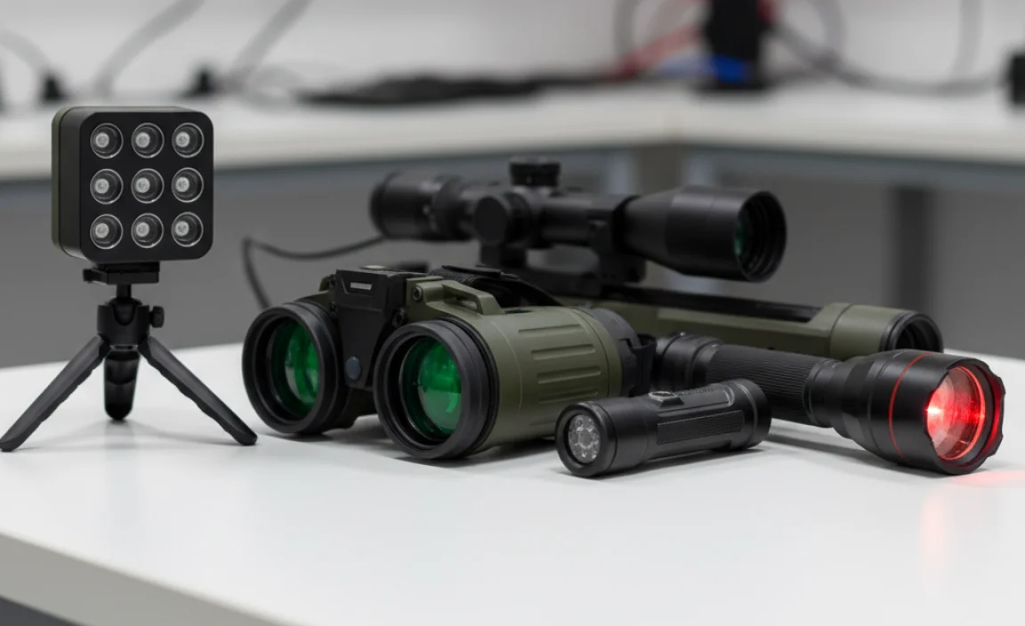 Applications of Infrared Lights in Night Vision