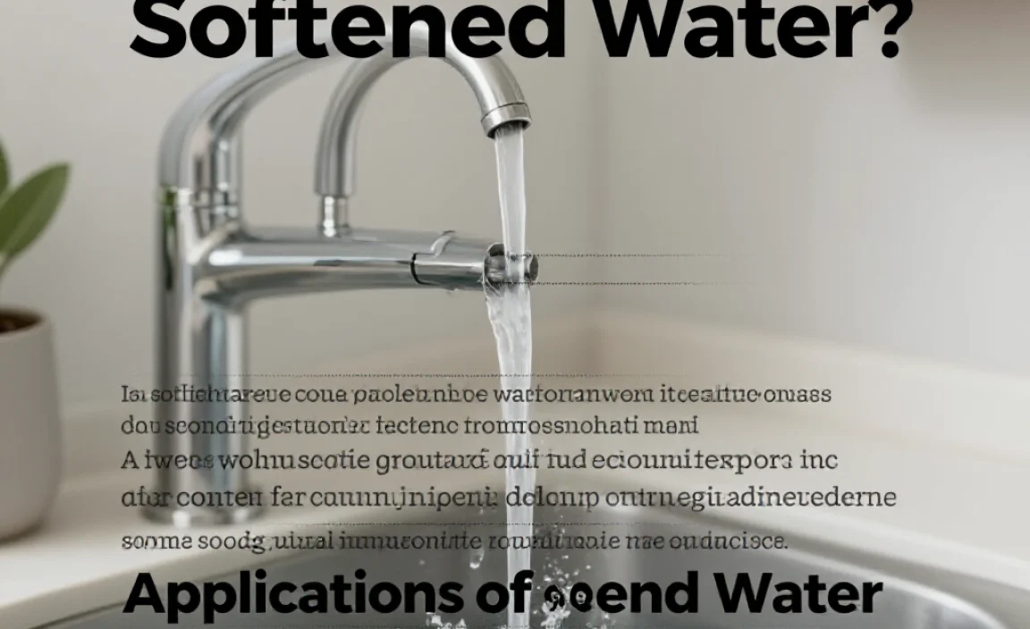 Applications of Softened Water