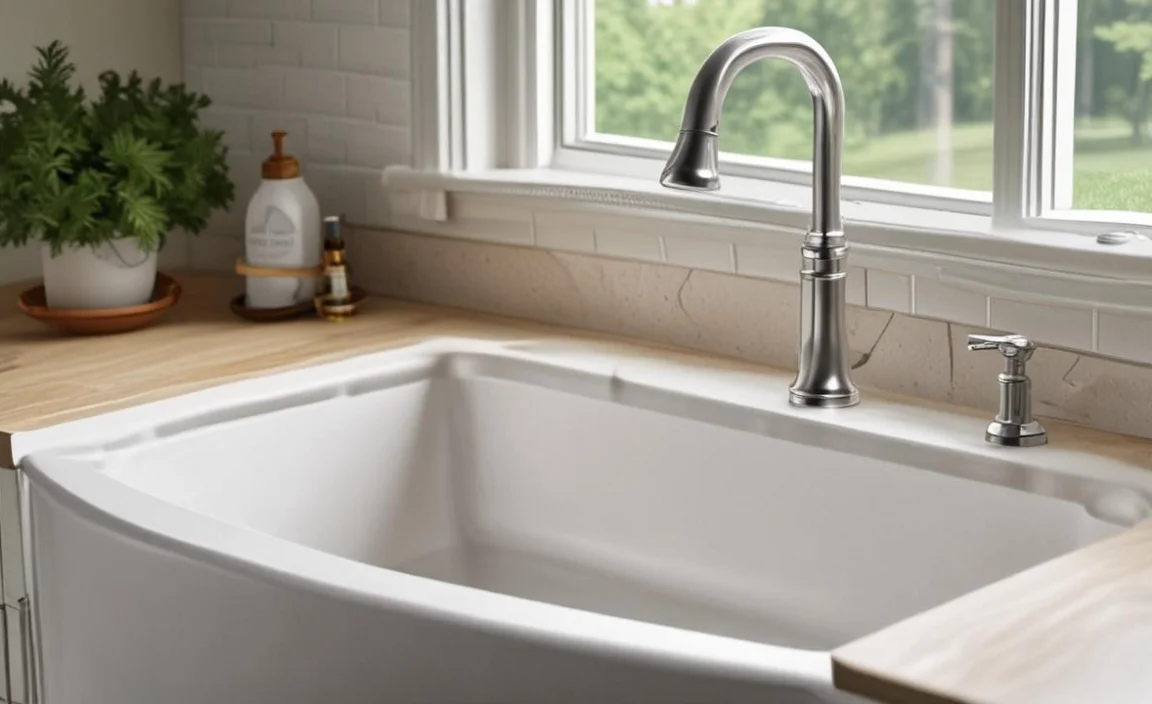 Applying New Sealant to the Sink