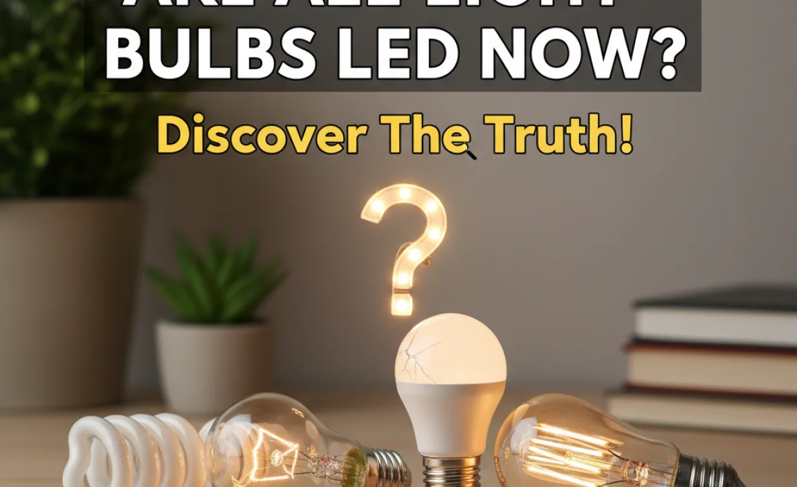 Are All Light Bulbs Led Now? Discover The Truth!