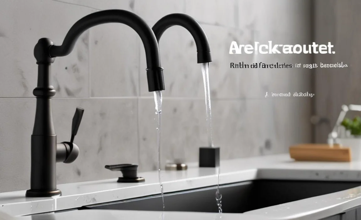 Are Black Faucets Out of Style?