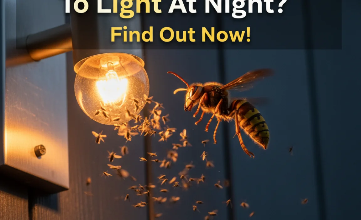 Are Hornets Attracted To Light At Night? Find Out Now!