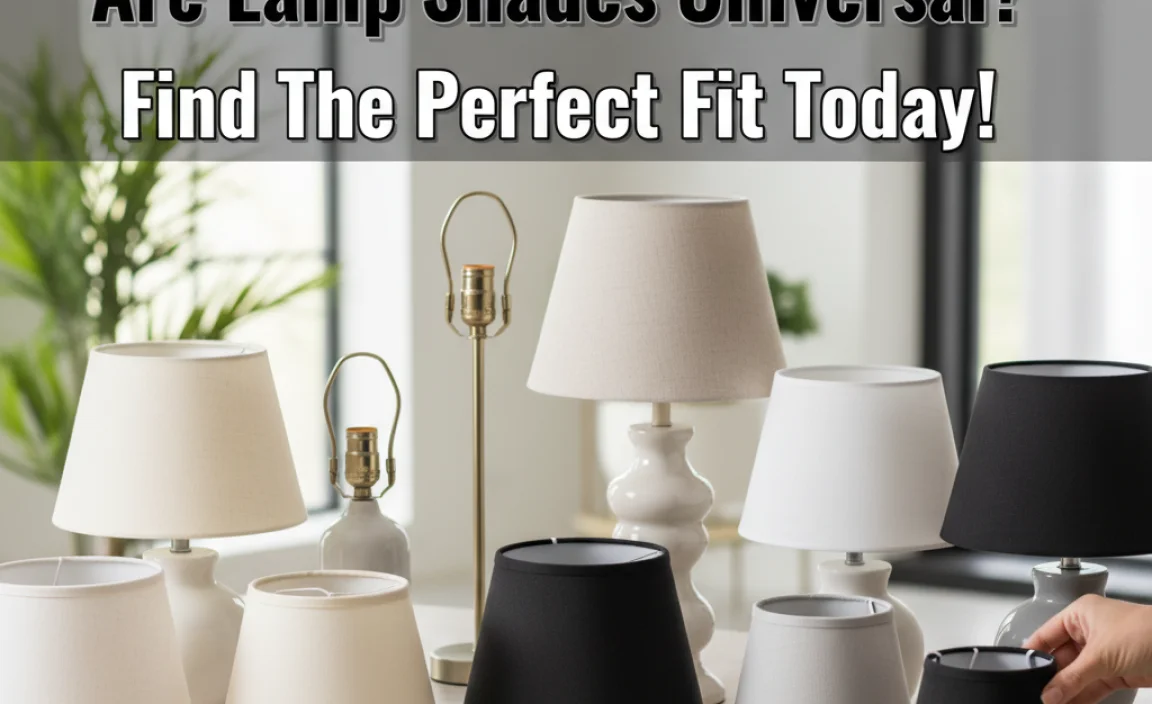 Are Lamp Shades Universal? Find The Perfect Fit Today!