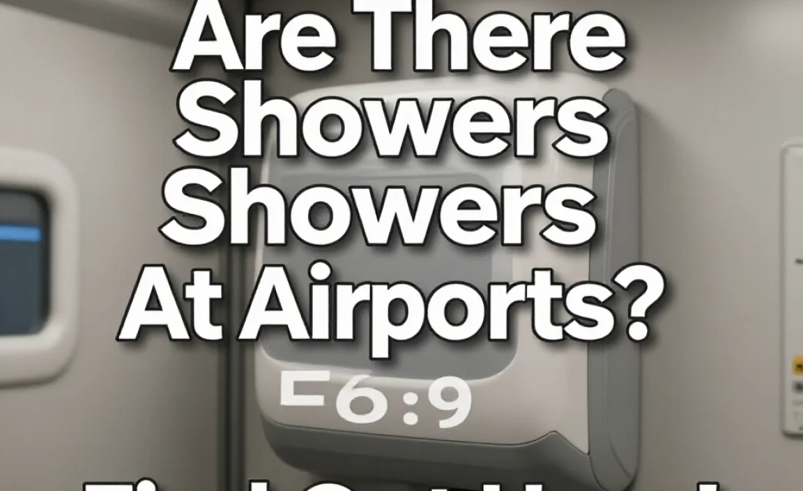 Are There Showers At Airports? Find Out Here!