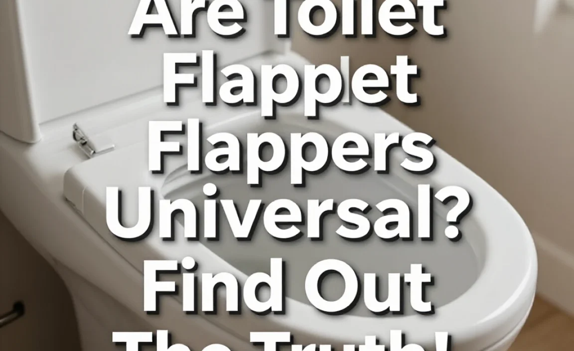 Are Toilet Flappers Universal? Find Out The Truth!