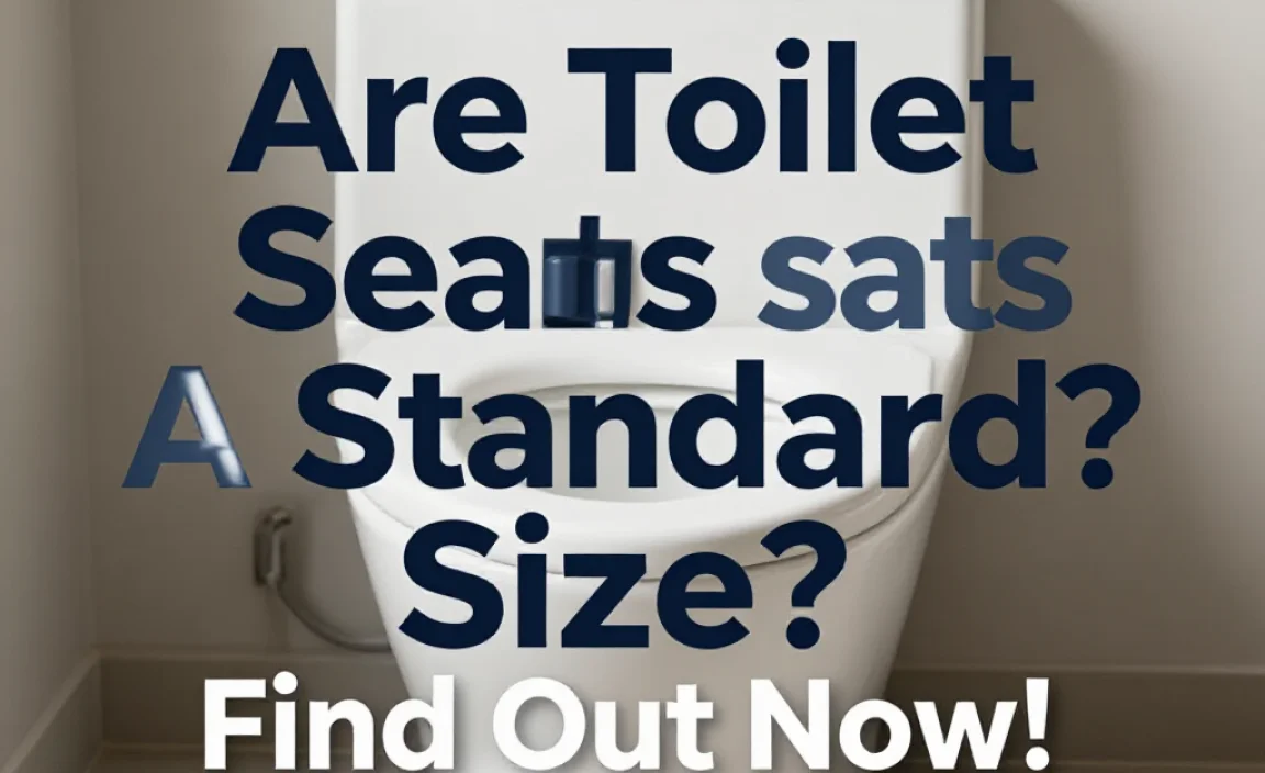 Are Toilet Seats A Standard Size? Find Out Now!
