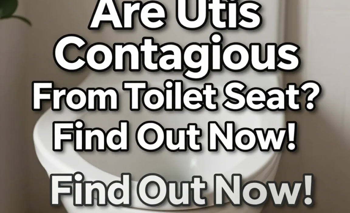 Are Utis Contagious From Toilet Seats? Find Out Now!