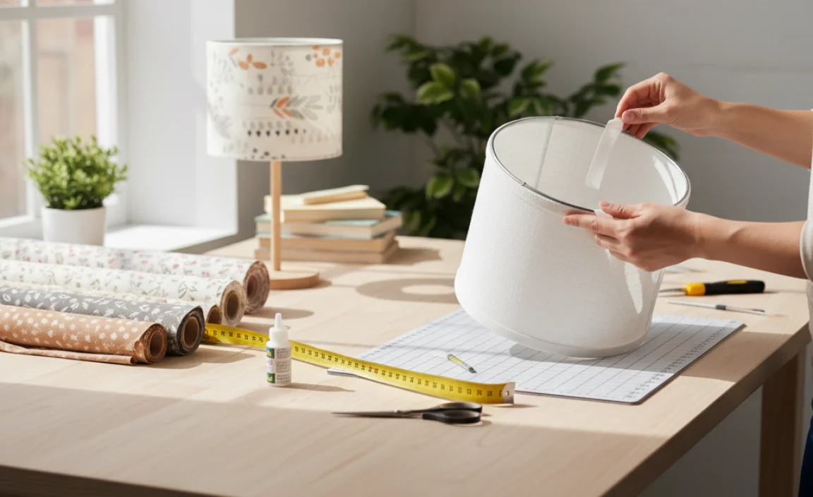 Assembling the Lamp Shade