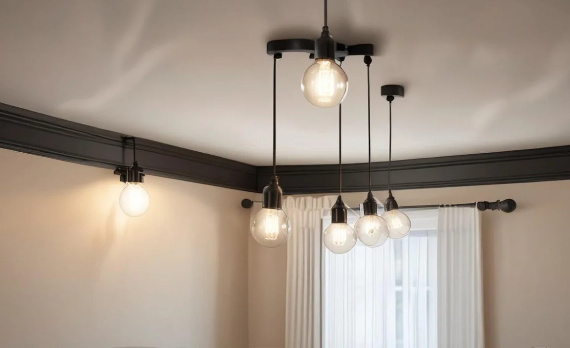 Attaching the Ground Wire to the Light Fixture