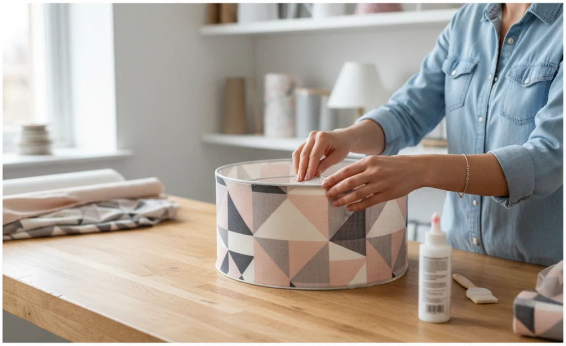 Attaching the New Fabric