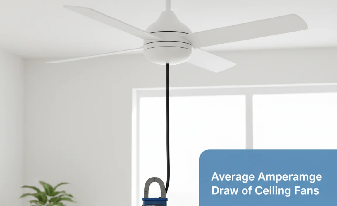Average Amperage Draw of Ceiling Fans