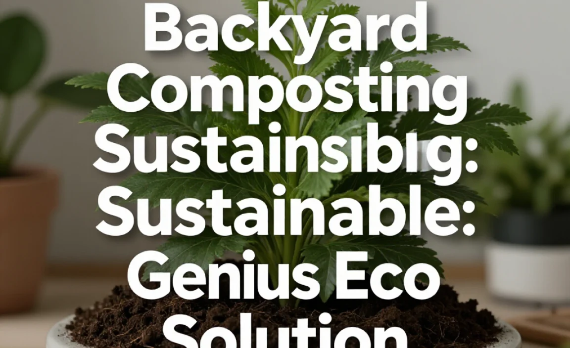 Backyard Composting Sustainable: Genius Eco Solution