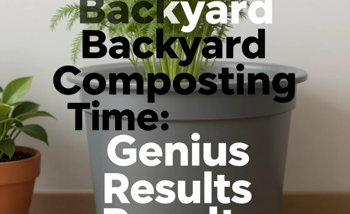 Backyard Composting Time: Genius Results