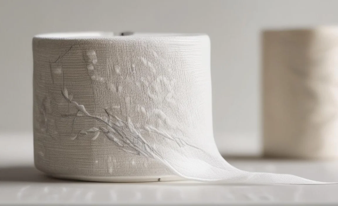 Basic Embroidery Stitches for Toilet Paper