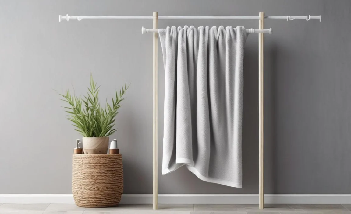 Bath Towel with Loop for Hanging: Smart Drying!