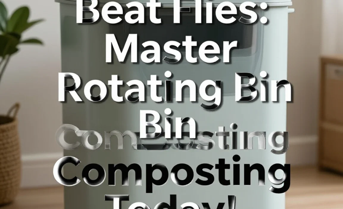 Beat Flies: Master Rotating Bin Composting Today!