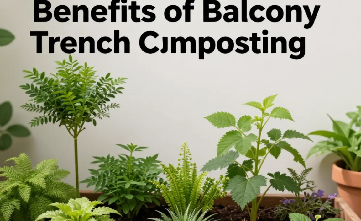Benefits of Balcony Trench Composting